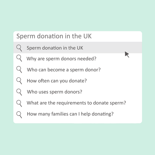 Sperm donor search